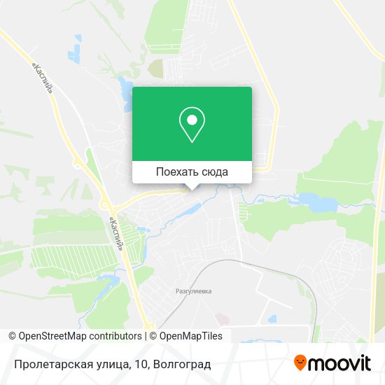 Карта Пролетарская улица, 10