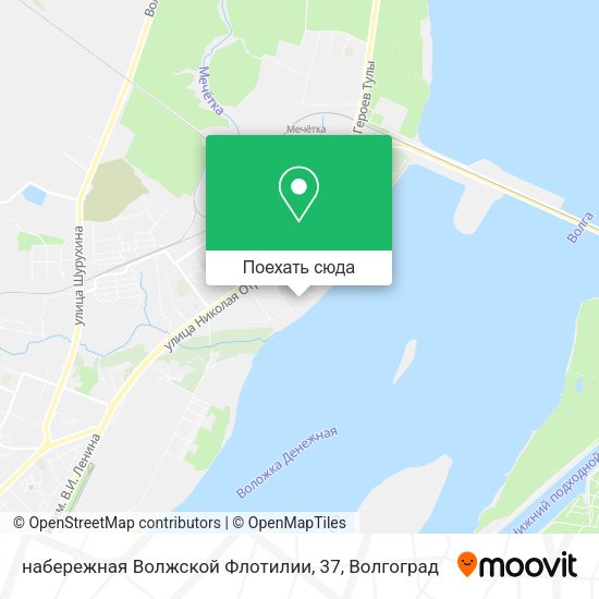 Карта набережная Волжской Флотилии, 37