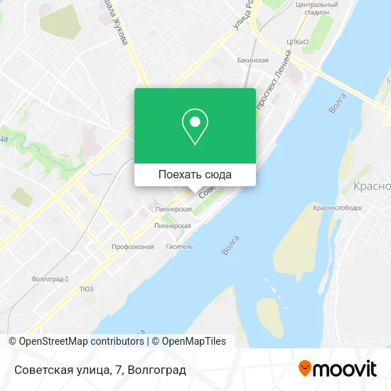 Карта Советская улица, 7