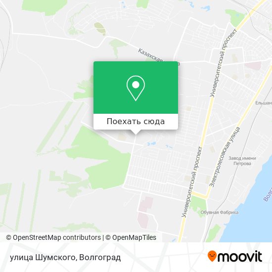 Карта улица Шумского