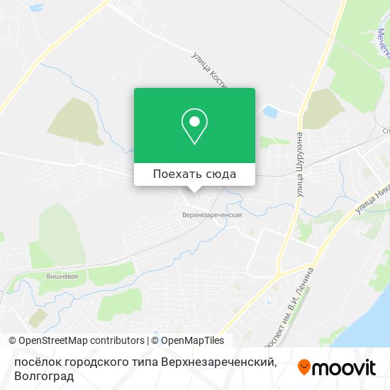 Карта поселка городского типа