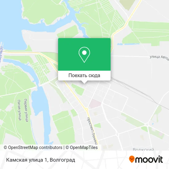 Карта Камская улица 1