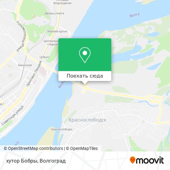 Карта хутор Бобры