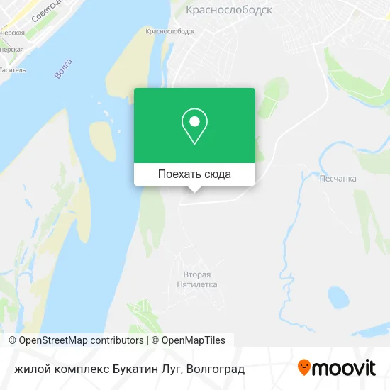 Карта жилой комплекс Букатин Луг