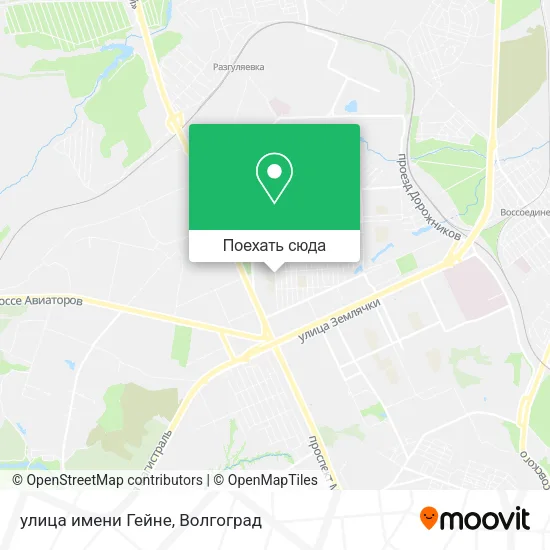 Карта улица имени Гейне