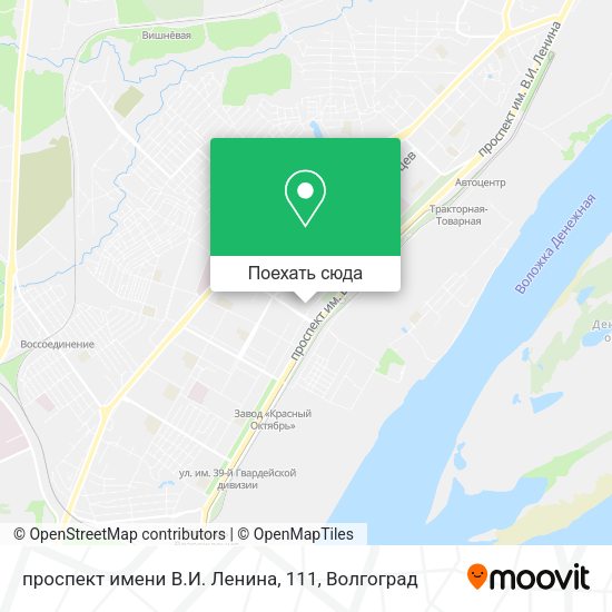 Карта проспект имени В.И. Ленина, 111