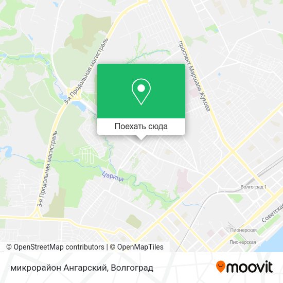 Карта микрорайон Ангарский