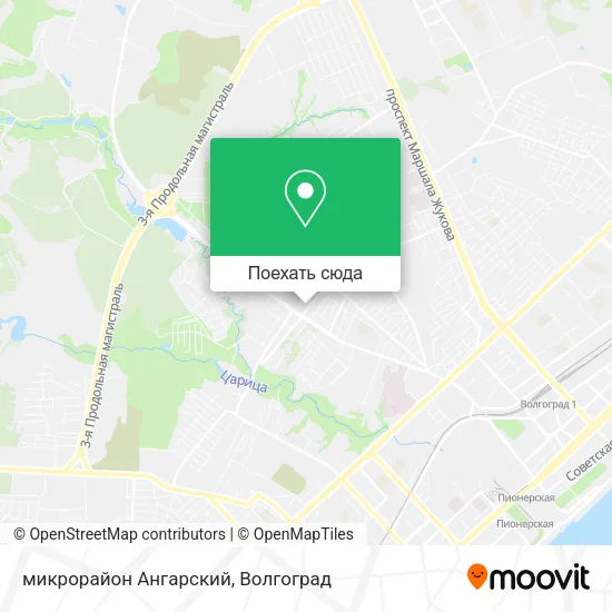 Карта микрорайон Ангарский