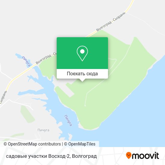 Карта садовые участки Восход-2