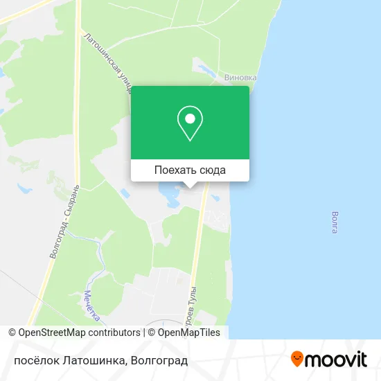 Карта посёлок Латошинка