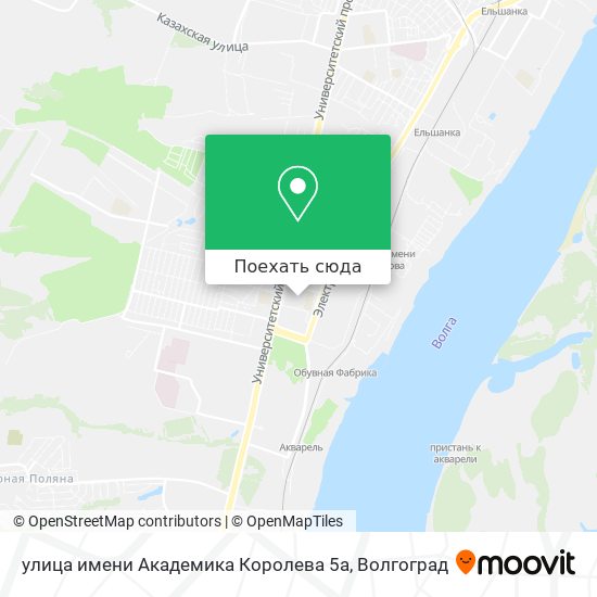 Карта улица имени Академика Королева 5а