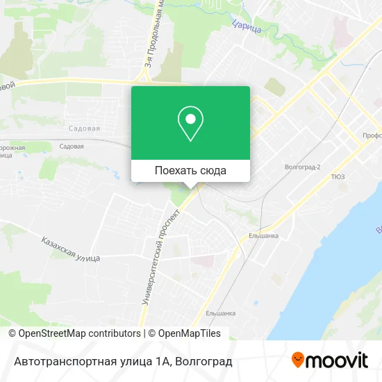 Карта Автотранспортная улица 1А