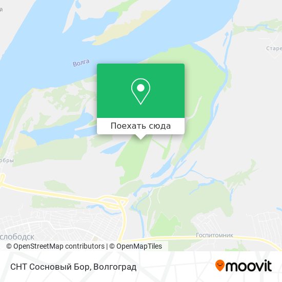 Карта СНТ Сосновый Бор