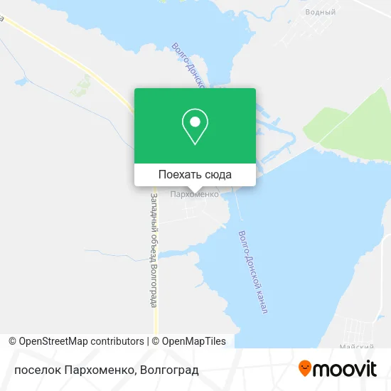 Карта поселок Пархоменко