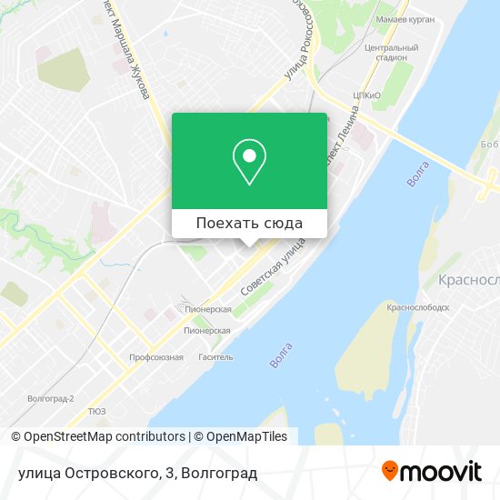 Карта улица Островского, 3