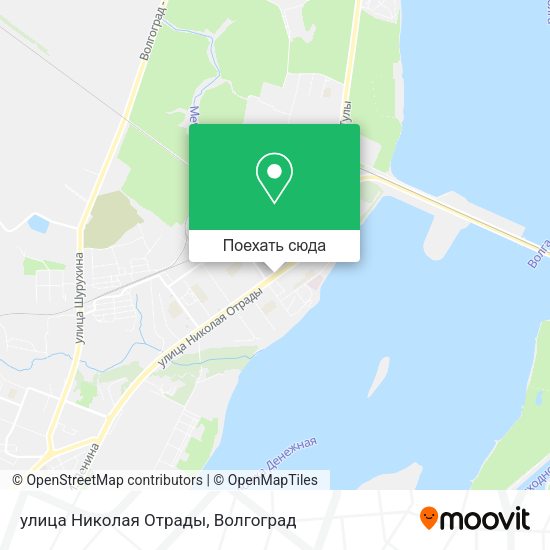Карта улица Николая Отрады