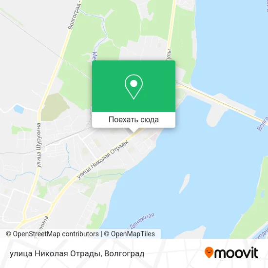 Карта улица Николая Отрады