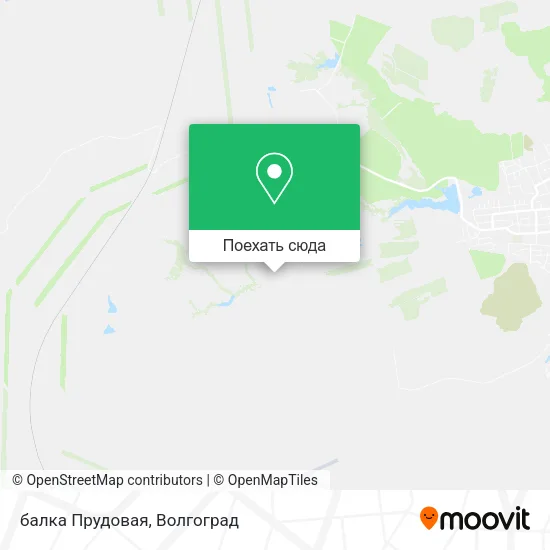 Карта балка Прудовая