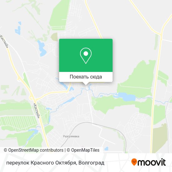 Карта переулок Красного Октября