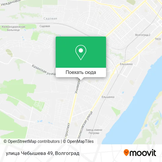 Карта улица Чебышева 49