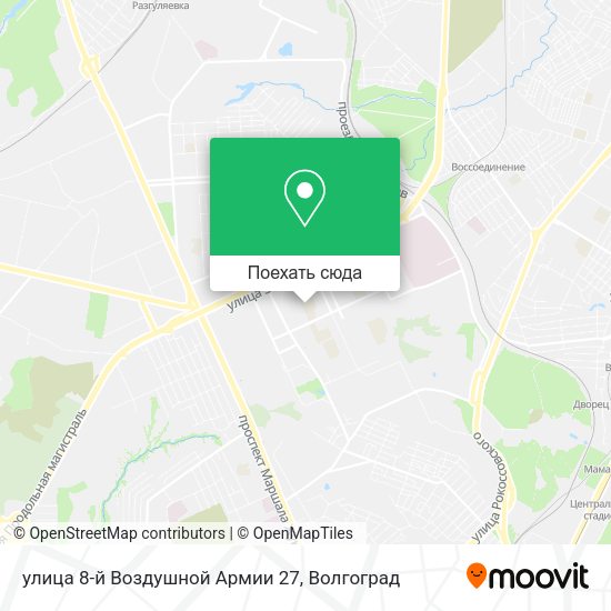 Карта улица 8-й Воздушной Армии 27