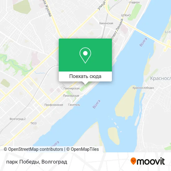 Карта парк Победы