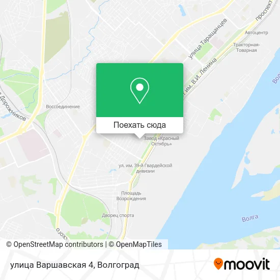Карта улица Варшавская 4