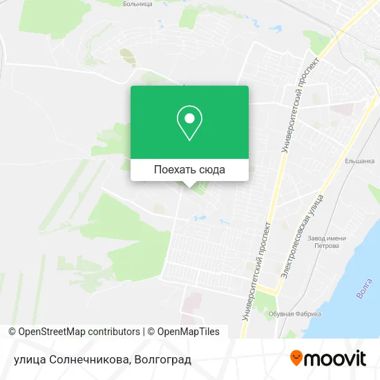 Карта улица Солнечникова