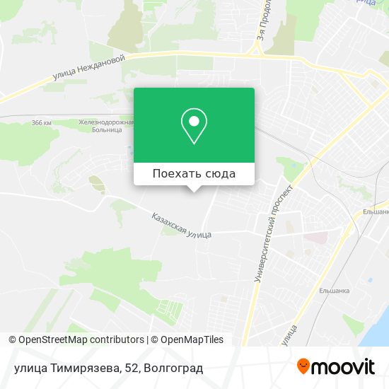 Карта улица Тимирязева, 52