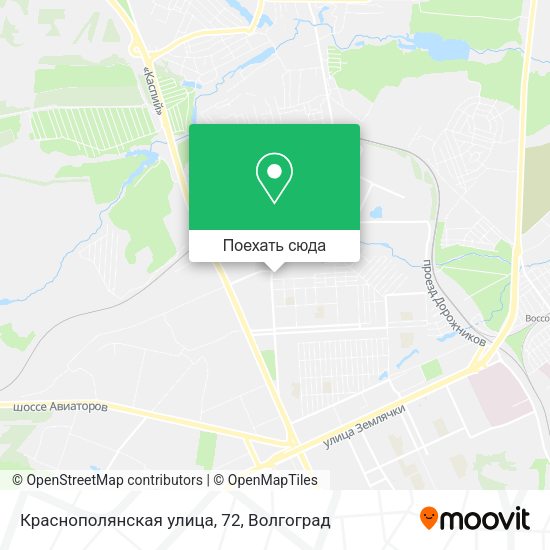 Карта Краснополянская улица, 72
