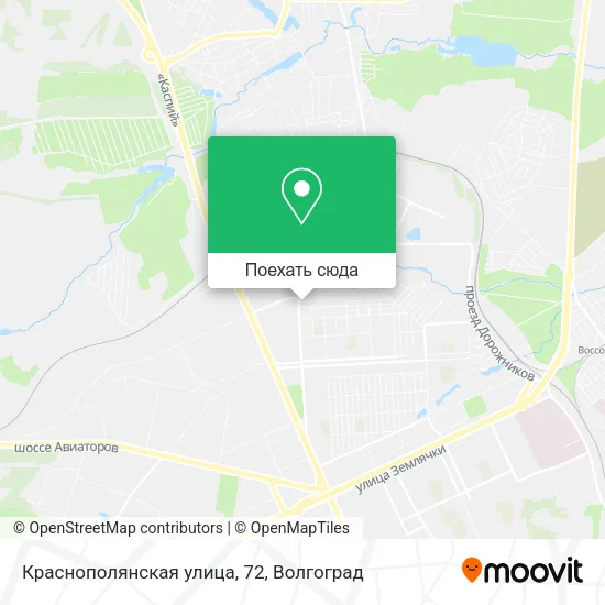 Карта Краснополянская улица, 72