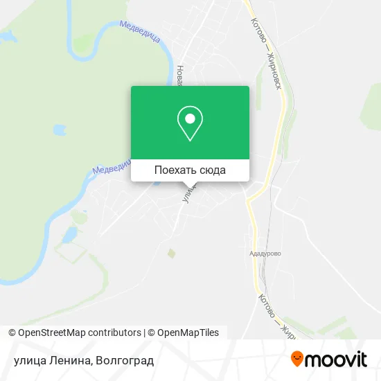Карта улица Ленина
