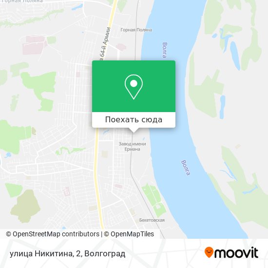 Карта улица Никитина, 2