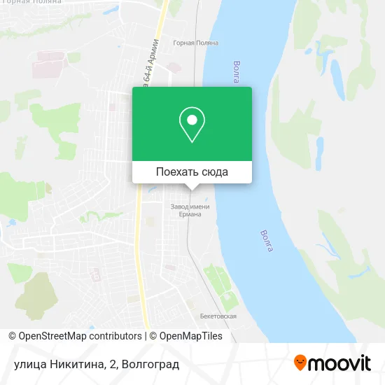 Карта улица Никитина, 2