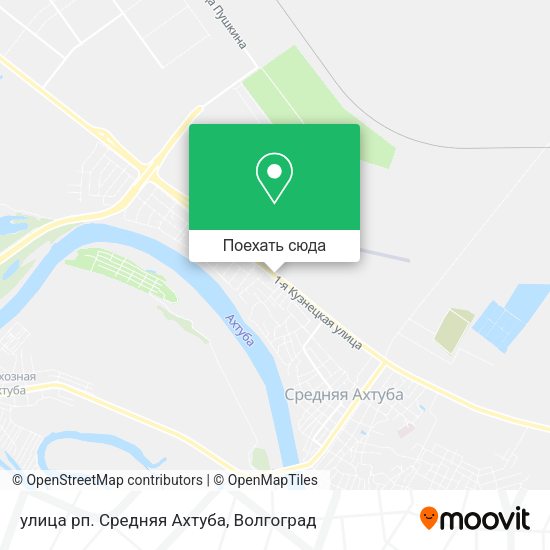 Карта улица рп. Средняя Ахтуба