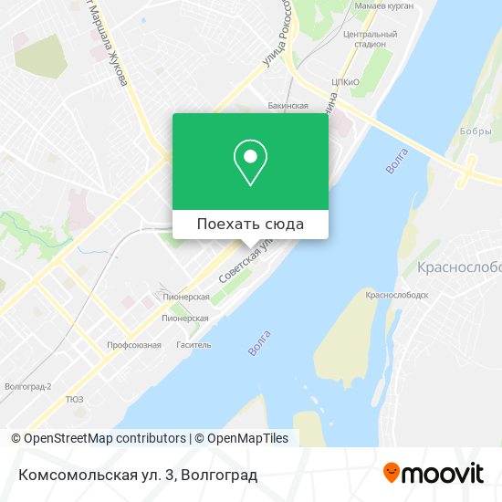 Карта Комсомольская ул. 3
