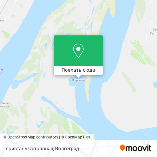 Карта пристань Островная