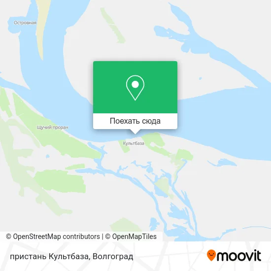 Карта пристань Культбаза