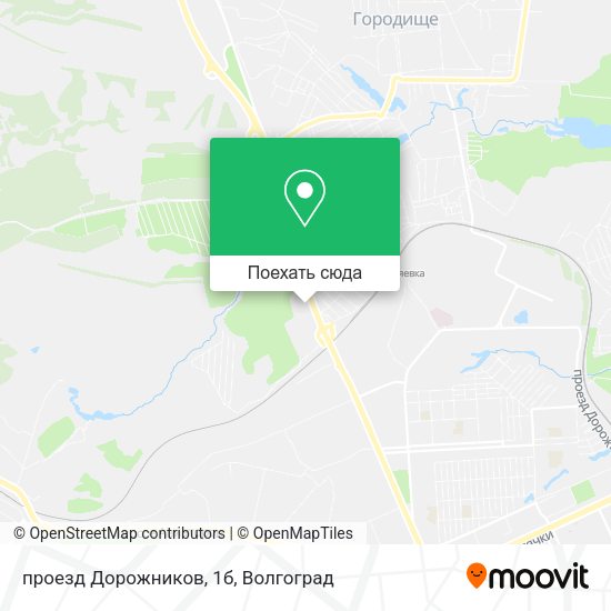 Карта проезд Дорожников, 1б