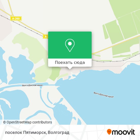 Карта поселок Пятиморск