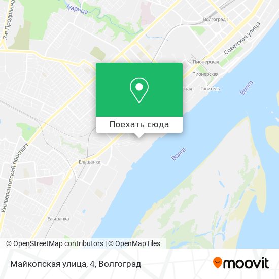 Карта Майкопская улица, 4