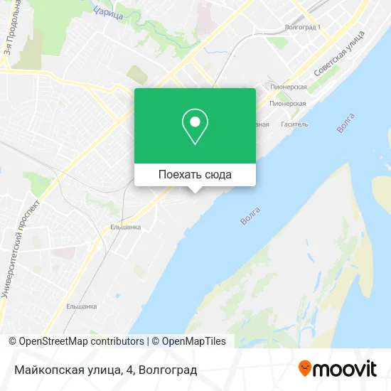 Карта Майкопская улица, 4