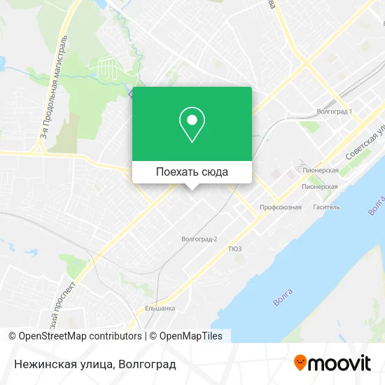 Карта Нежинская улица