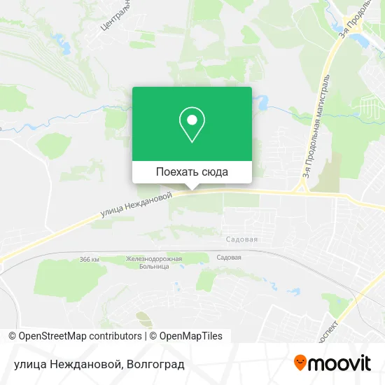 Карта улица Неждановой