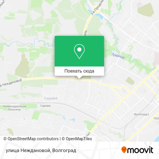 Карта улица Неждановой