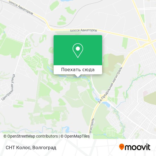Карта СНТ Колос