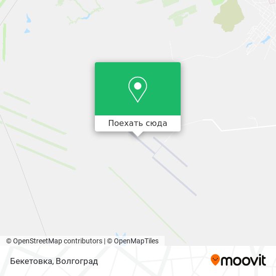 Карта Бекетовка