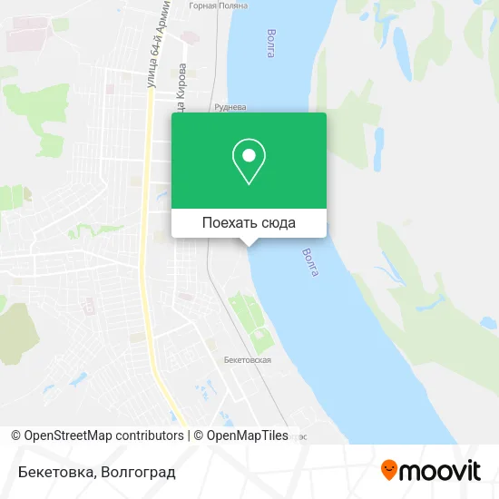Карта Бекетовка
