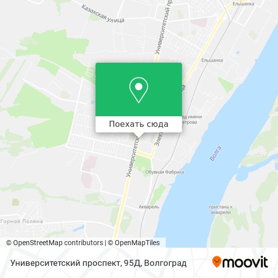 Карта Университетский проспект, 95Д