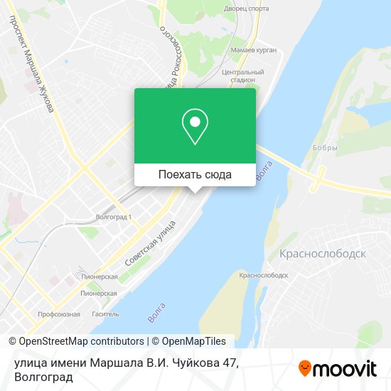 Карта улица имени Маршала В.И. Чуйкова 47